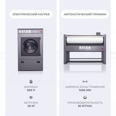 Комплект прачечного оборудования H140.25 и HD20PRO 1 hd20pro h140.25 2 1